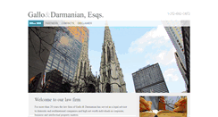 Desktop Screenshot of galloanddarmanian.com